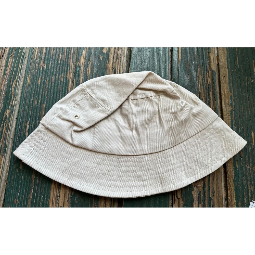 Tan Khaki Cotton Twill Bucket Hat Sun Fishing Outdoor Summer Cap